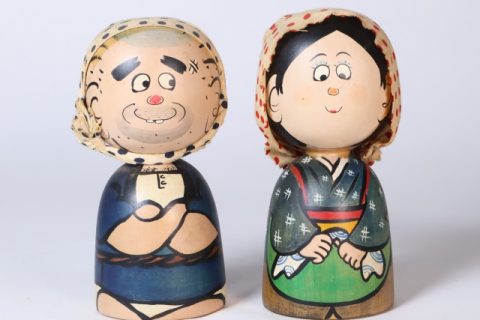 創作こけしをまとめてお買取いたしました。