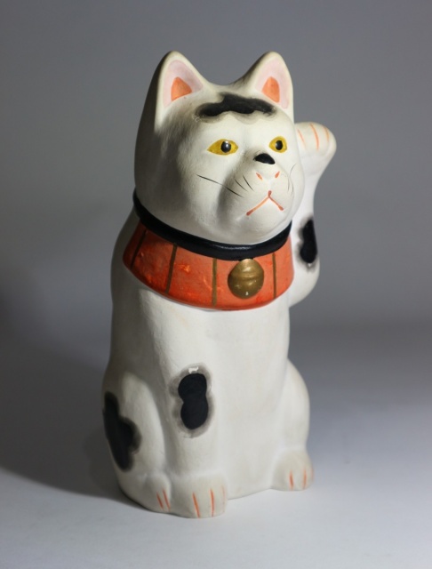 招き猫の土人形などお買取いたしました
