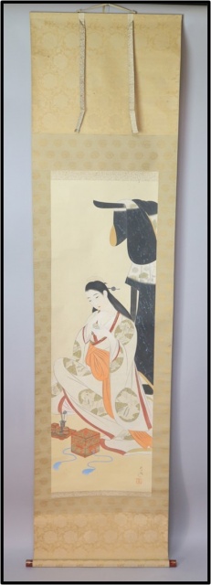 美人画の掛軸などお買取いたしました