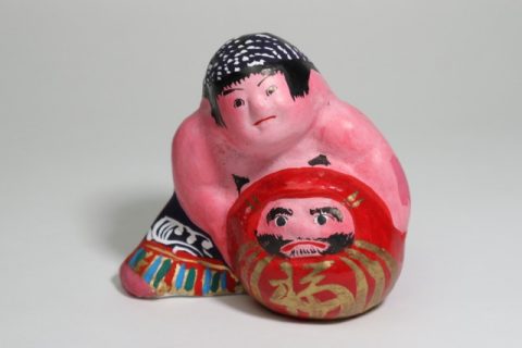 奈良久雄の力もちなど中野土人形を数点お買取いたしました