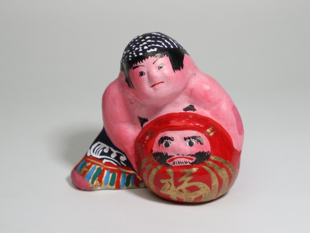 奈良久雄の力もちなど中野土人形を数点お買取いたしました