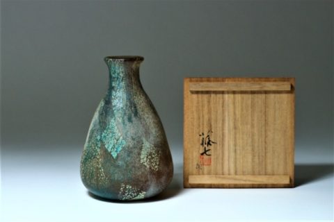 岩田藤七 光と影 硝子花入 などガラス細工の花瓶数点