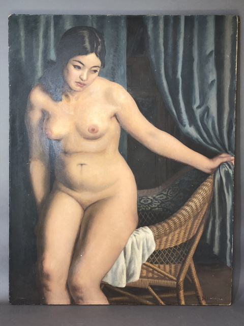 浜地清松など油彩画をお買取いたしました