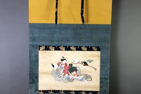 美人画、春画の掛け軸をお買取いたしました