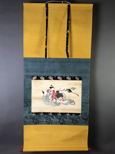 美人画、春画の掛け軸をお買取いたしました