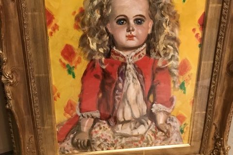 田村孝之介の油彩画をお買取いたしました