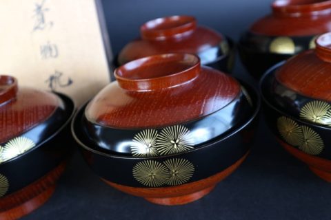 岡本陽斎造 煮物椀などお買取いたしました
