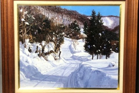 樋口洋の油彩画お買取いたしました