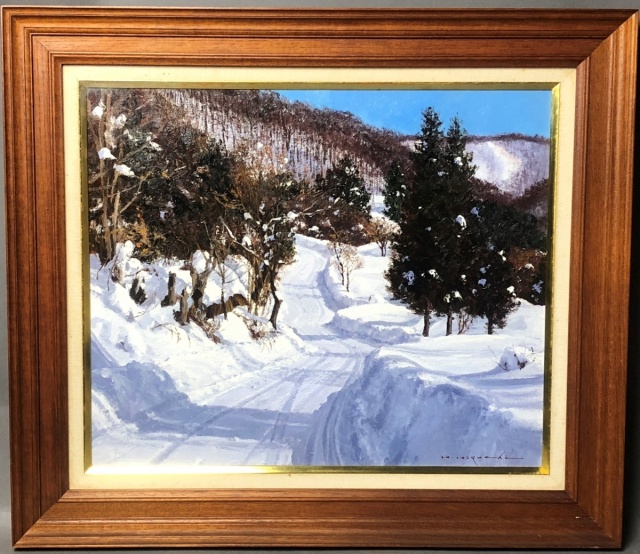 樋口洋の油彩画お買取いたしました