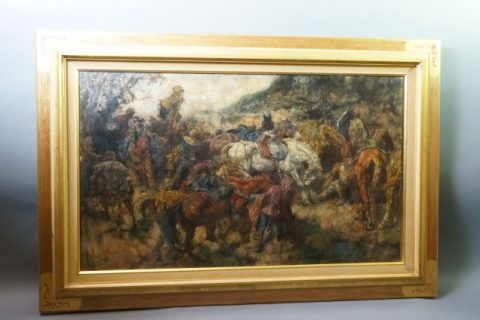 ヨハネス・ヘンドリクス・ジュールなどの油彩画 5点お買取いたしました