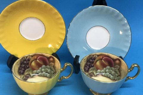 エインズレイ オーチャードゴールド カップ＆ソーサーをお買取いたしました