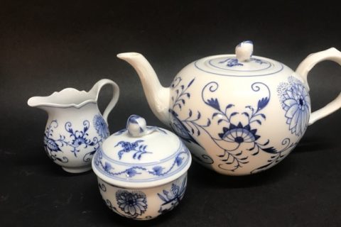 マイセン ブルーオニオン ポット クリーマー シュガーをお買取いたしました