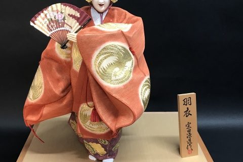 宗田源造作「羽衣」博多人形をお買取いたしました