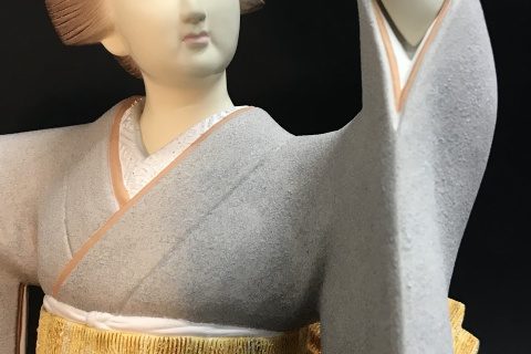 人間国宝　宗田源造作の博多人形をお買取いたしました