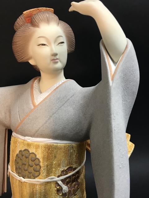 人間国宝　宗田源造作の博多人形をお買取いたしました