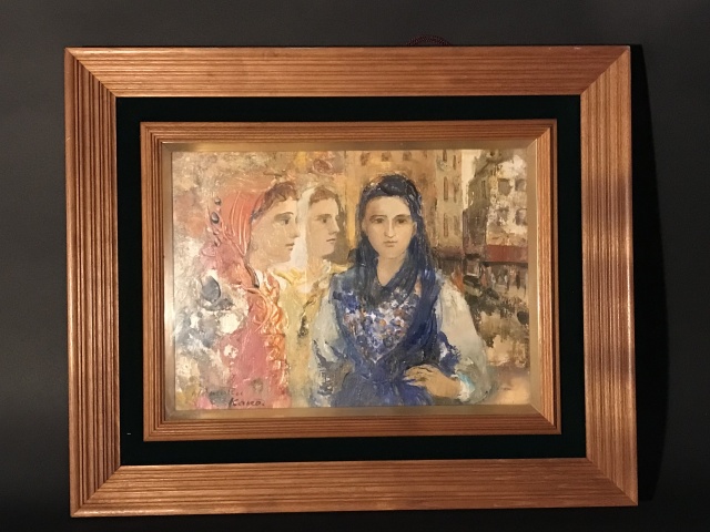 狩野守の油彩画をお買取いたしました