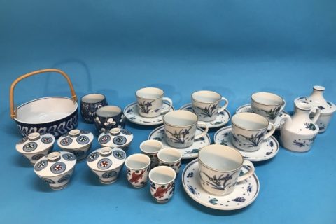 源右衛門の食器、湯呑やカップ＆ソーサーなど20点お買取いたしました