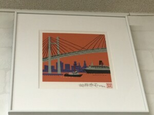 柳原良平　版画　リト　絵画　トリス　ハイボール